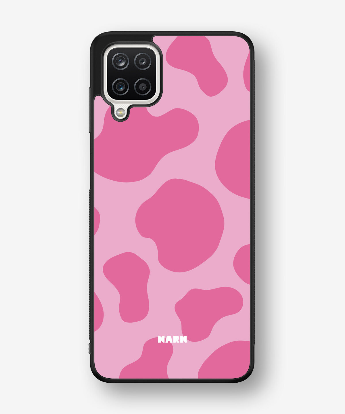 Samsung Galaxy A12 Hard Case – Pink Moo - View 1