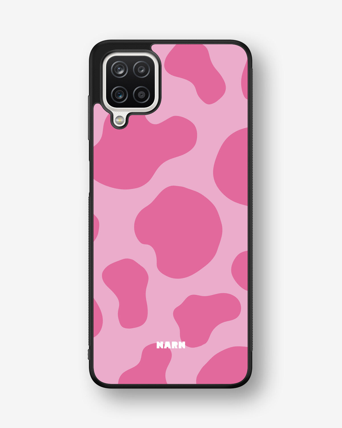 Samsung Galaxy A12 Hard Case – Pink Moo - View 1