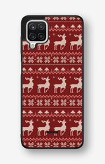 Samsung Galaxy A12 Hard Case – Reindeer Knit - View 1