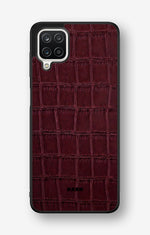 Samsung Galaxy A12 Hard Case – Rouge Croc - View 1