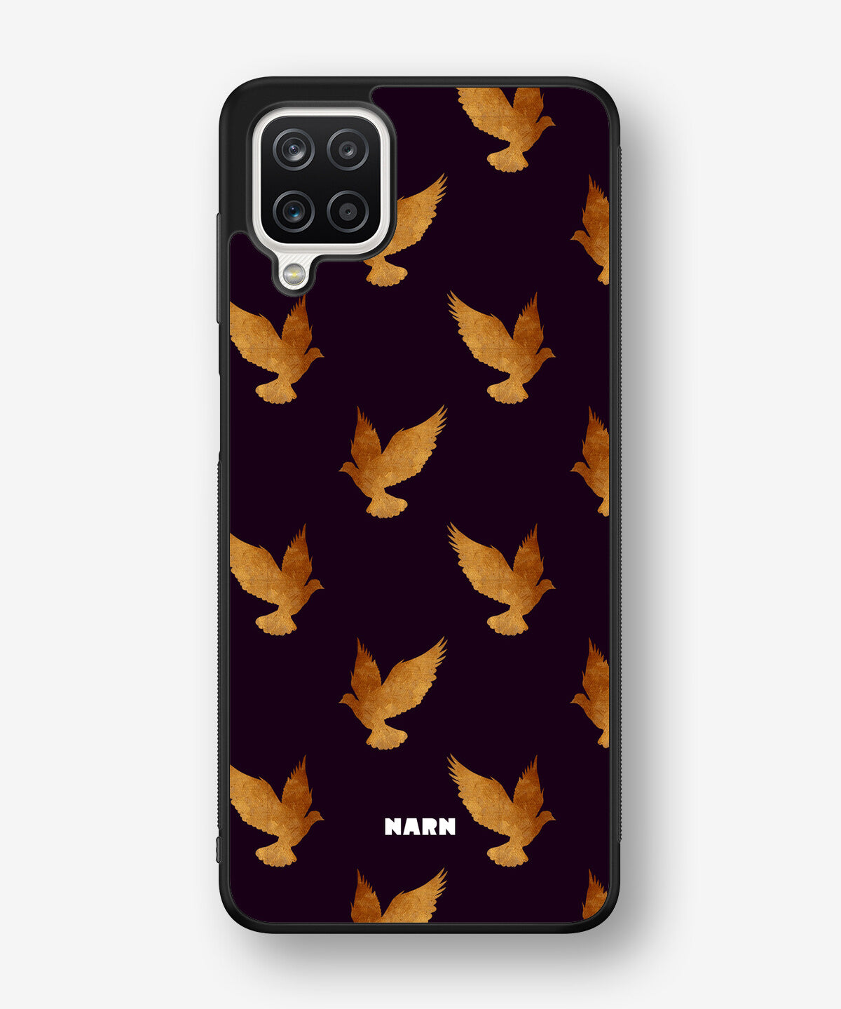 Samsung Galaxy A12 Hard Case – Royal Doves - View 1