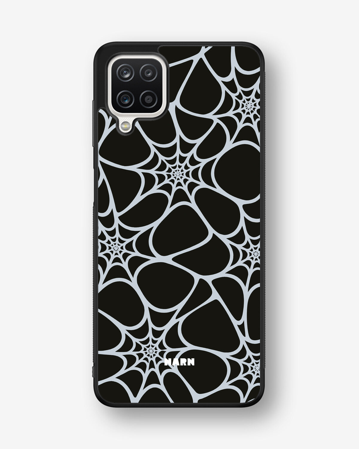 Samsung Galaxy A12 Hard Case – Spiderweb - View 1