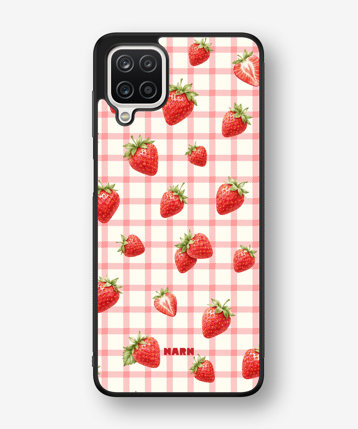 Samsung Galaxy A12 Hard Case – Strawbella - View 1