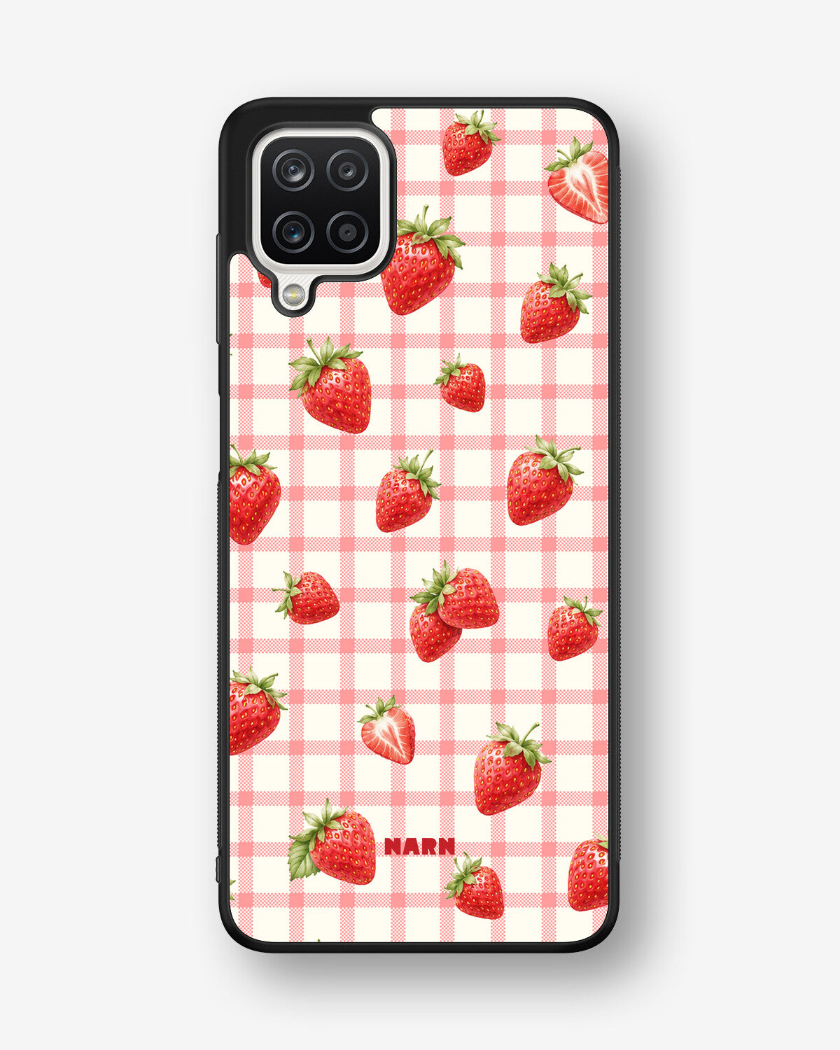 Samsung Galaxy A12 Hard Case – Strawbella - View 1