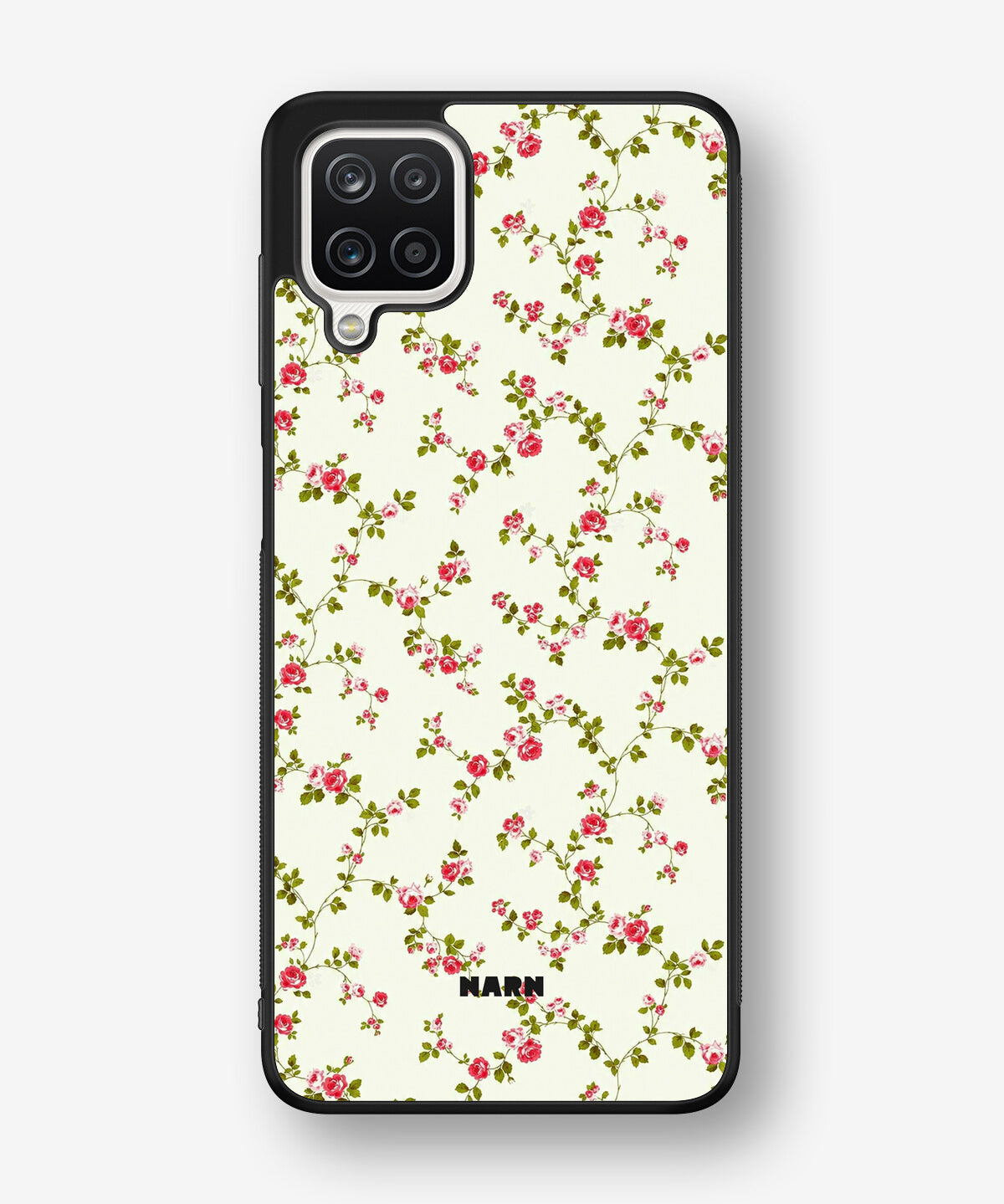 Samsung Galaxy A12 Hard Case – Vintage Rose - View 1