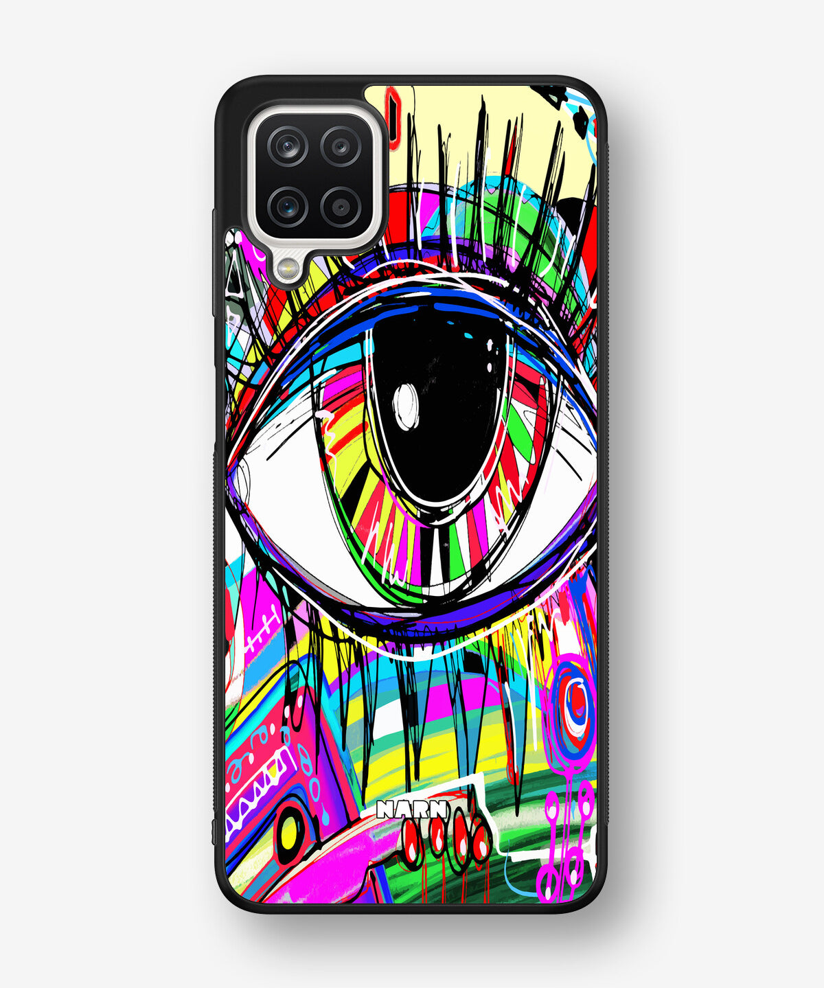 Samsung Galaxy A12 Hard Case – Abstract Eye - View 1