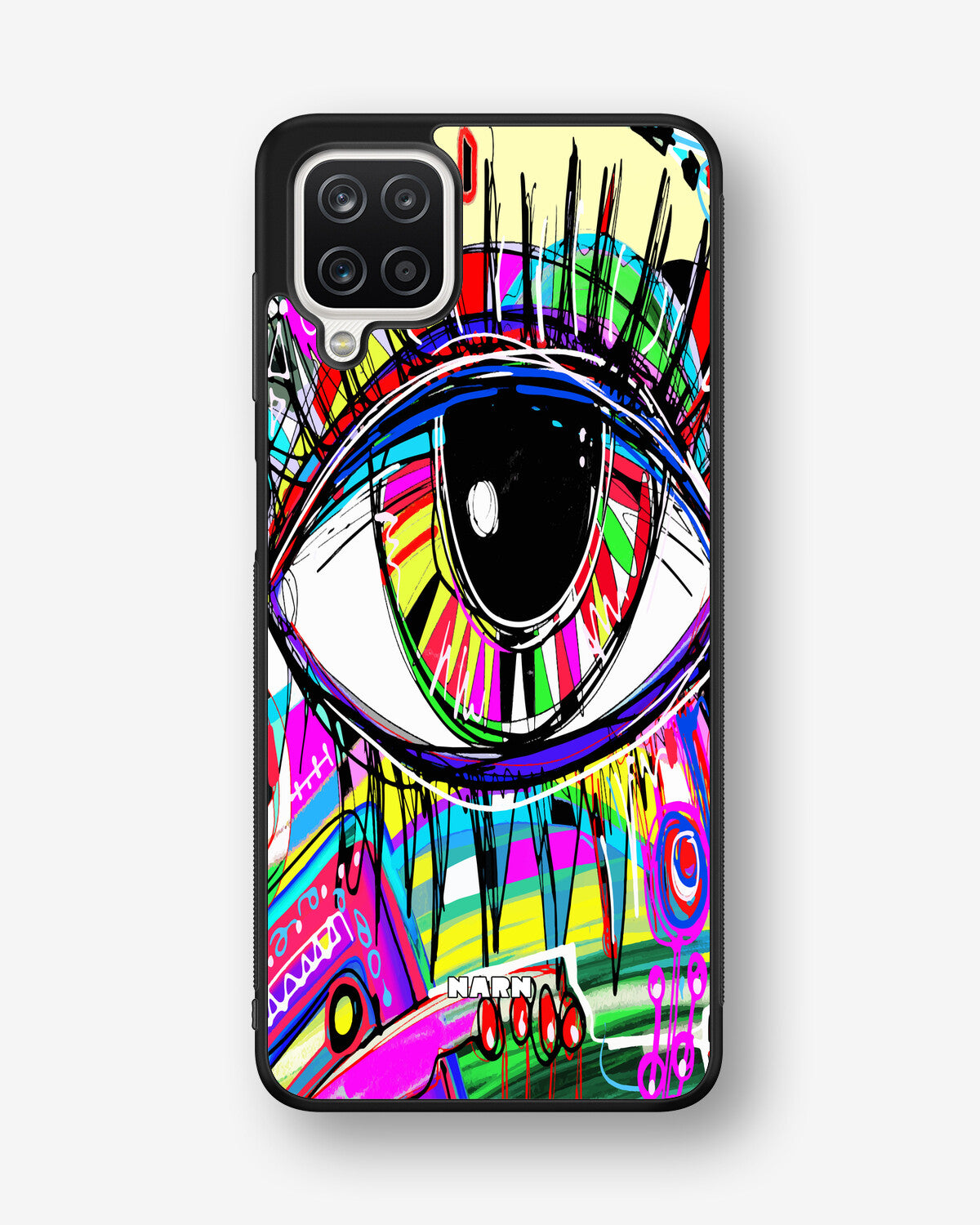 Samsung Galaxy A12 Hard Case – Abstract Eye - View 1