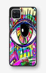Samsung Galaxy A12 Hard Case – Abstract Eye - View 1