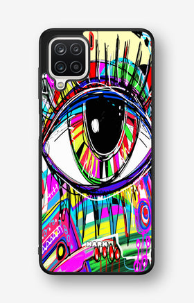 Samsung Galaxy A12 Hard Case – Abstract Eye - View 1