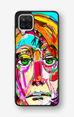 Samsung Galaxy A12 Hard Case – Abstract Portrait - View 1