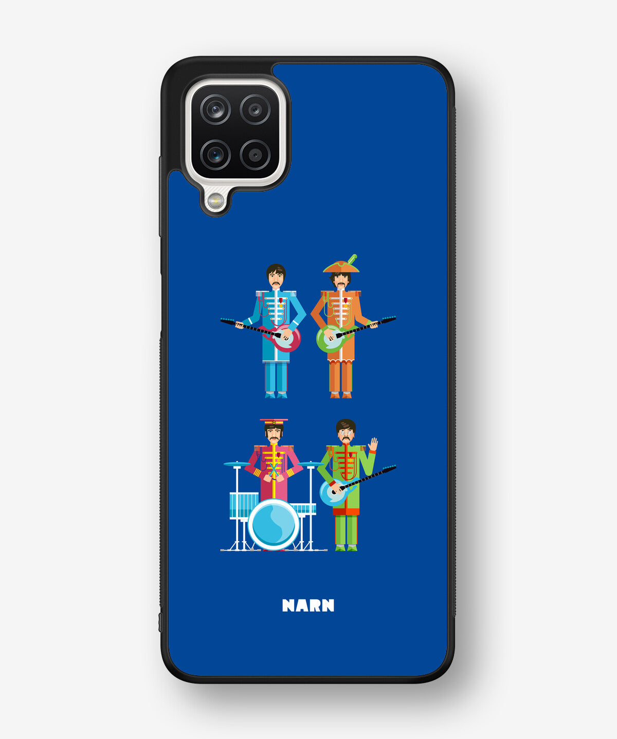 Samsung Galaxy A12 Hard Case – Beatles Blue - View 1
