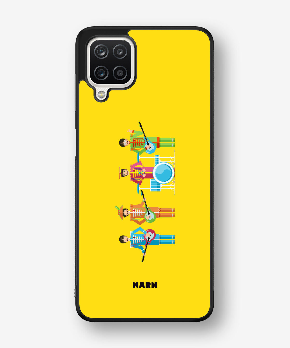 Samsung Galaxy A12 Hard Case – Beatles Yellow - View 1