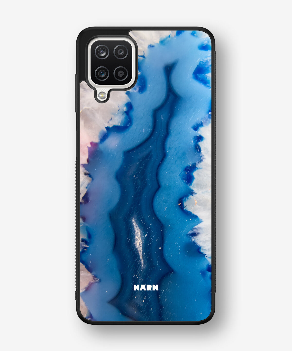 Samsung Galaxy A12 Hard Case – Blue Agate - View 1