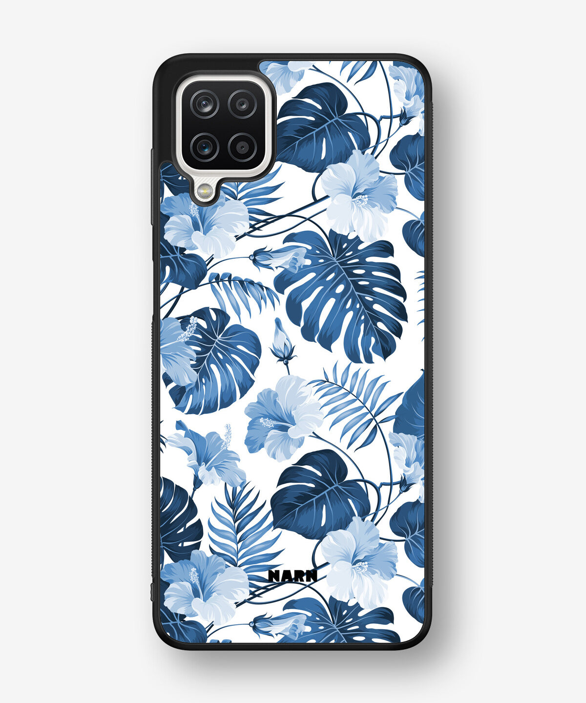 Samsung Galaxy A12 Hard Case – Blue Tropics - View 1