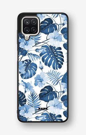Samsung Galaxy A12 Hard Case – Blue Tropics - View 1