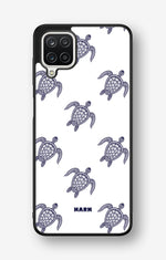 Samsung Galaxy A12 Hard Case – Blue Turtles - View 1