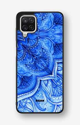 Samsung Galaxy A12 Hard Case – Blue Vintage - View 1