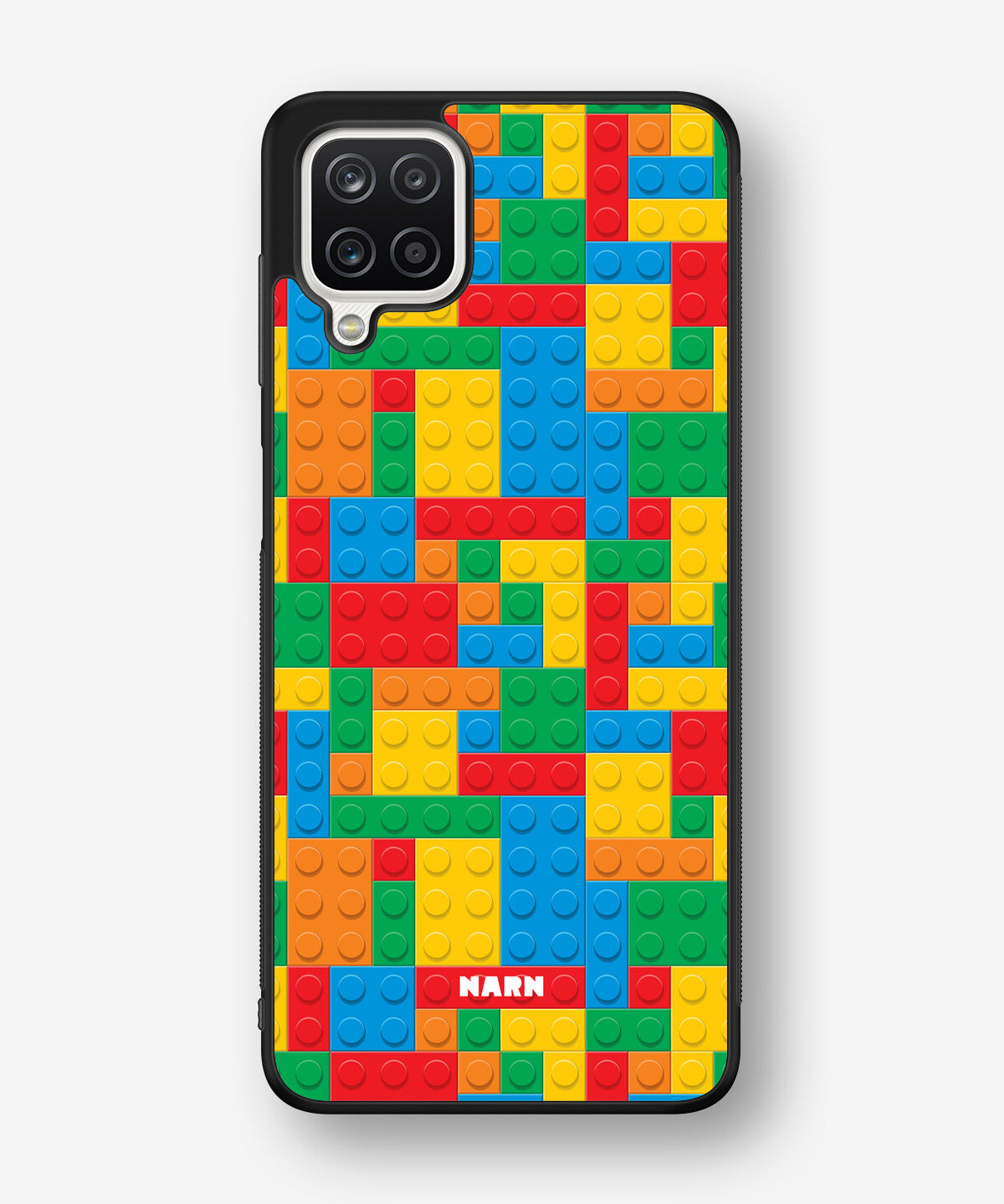 Samsung Galaxy A12 Hard Case – Building Bricks - View 1