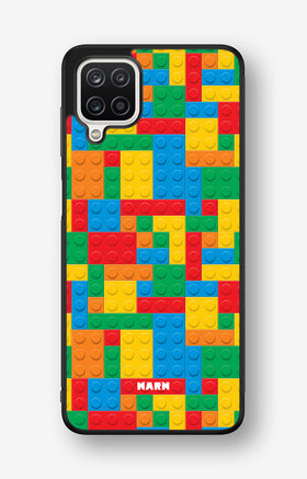 Samsung Galaxy A12 Hard Case – Building Bricks - View 1