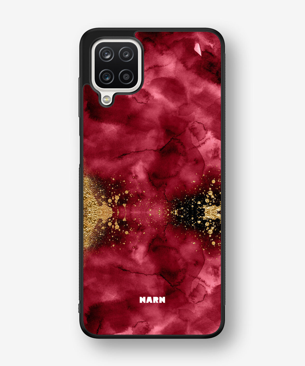 Samsung Galaxy A12 Hard Case – Burgendy Shimmer - View 1