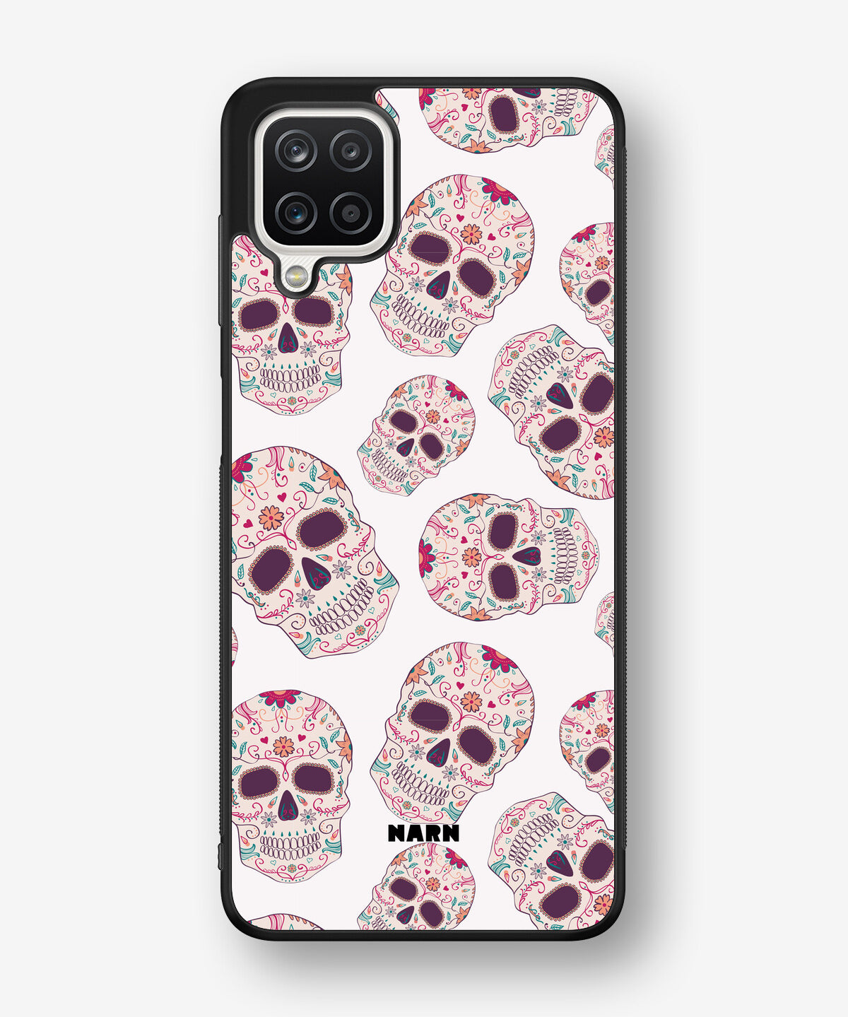 Samsung Galaxy A12 Hard Case – Calavera Skulls - View 1