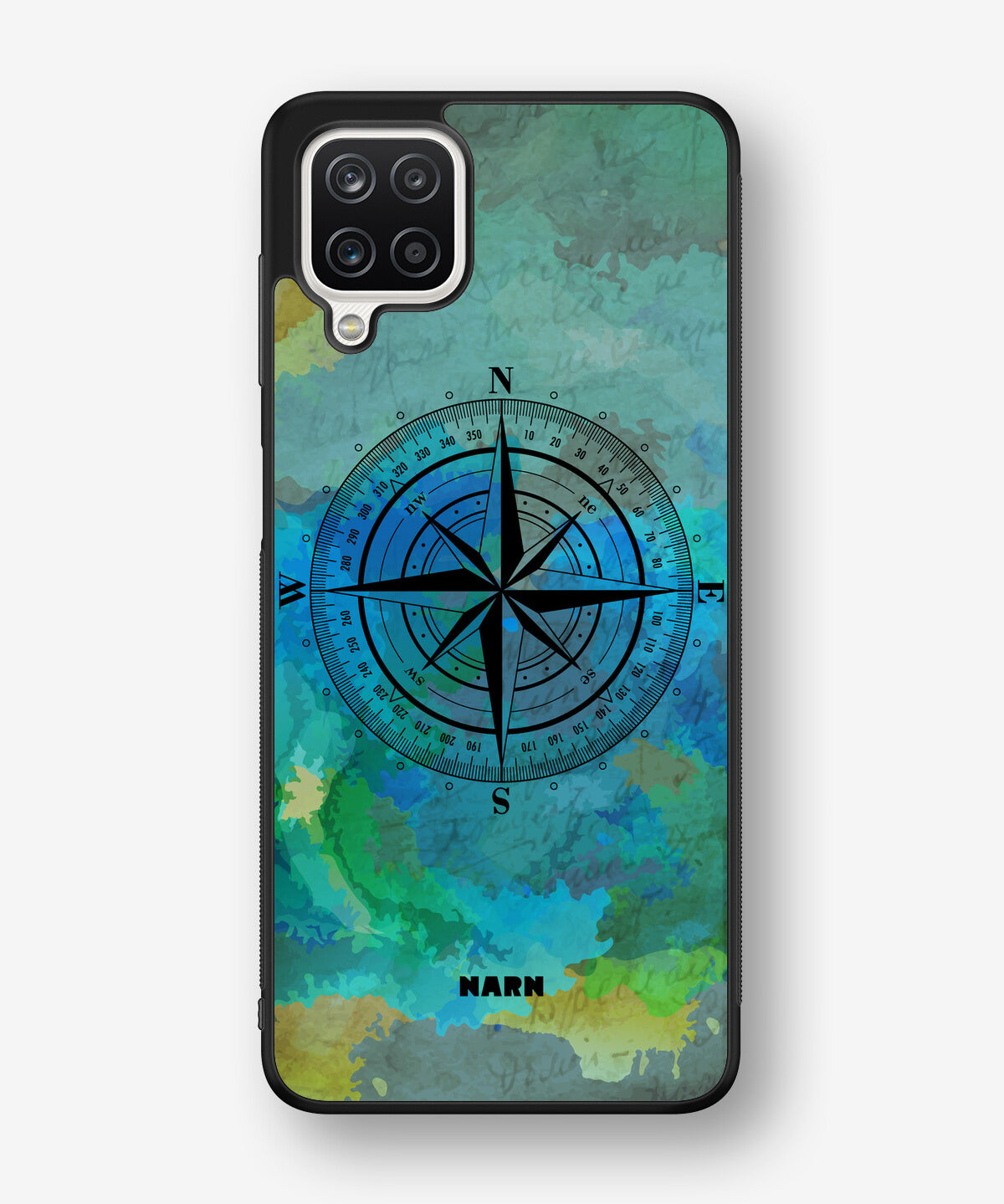 Samsung Galaxy A12 Hard Case – Compass - View 1