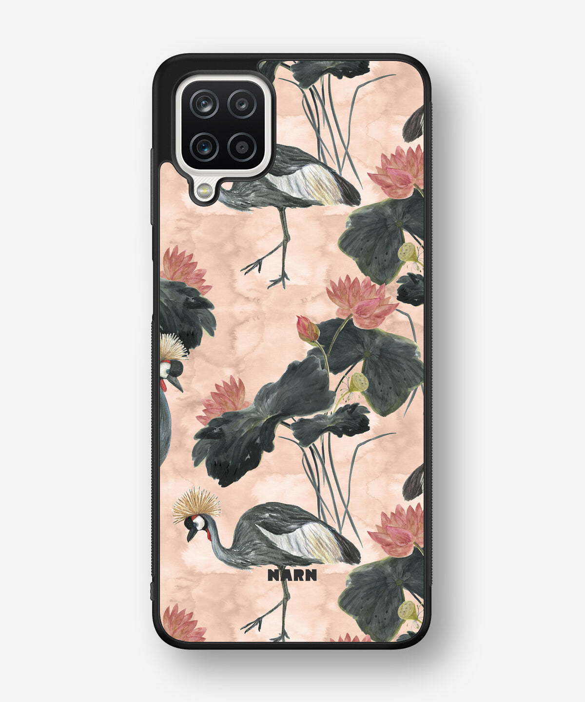 Samsung Galaxy A12 Hard Case – Crowned Bird - View 1