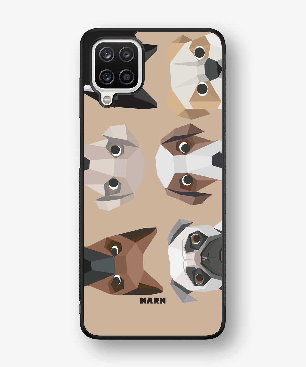 Samsung Galaxy A12 Hard Case – Cute Dogs - View 1