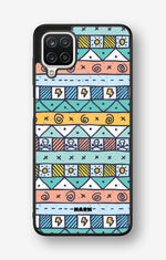 Samsung Galaxy A12 Hard Case – Cute Pattern - View 1