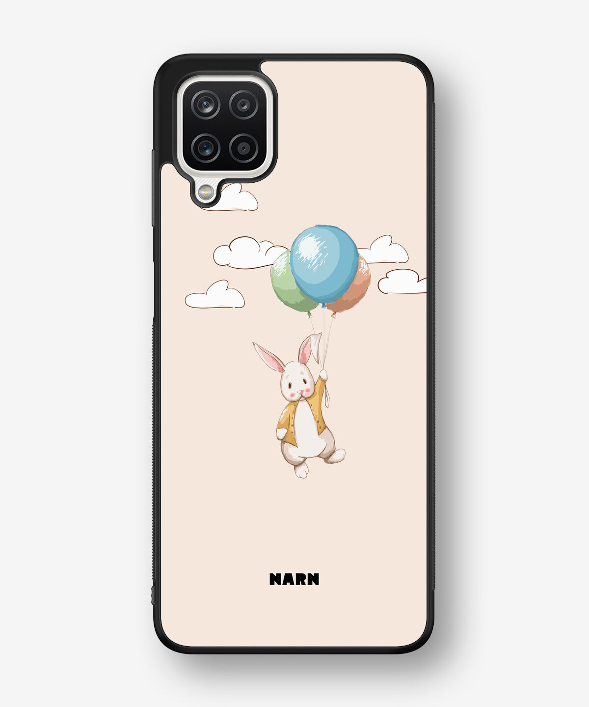 Samsung Galaxy A12 Hard Case – Flying Rabbit - View 1