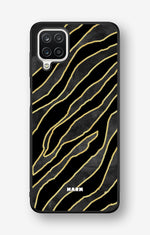 Samsung Galaxy A12 Hard Case – Golden Zebra - View 1