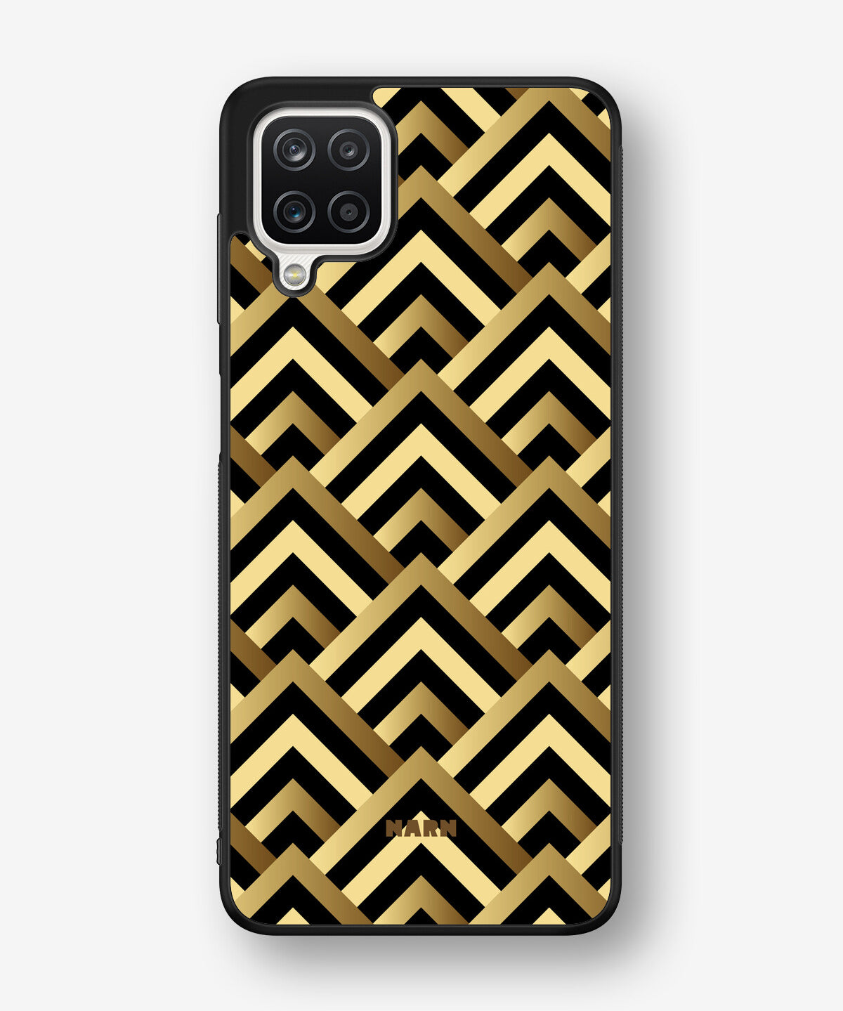Samsung Galaxy A12 Hard Case – Goldline - View 1