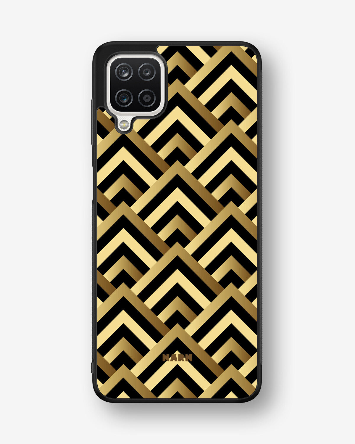 Samsung Galaxy A12 Hard Case – Goldline - View 1