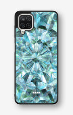 Samsung Galaxy A12 Hard Case – Green Crystals - View 1