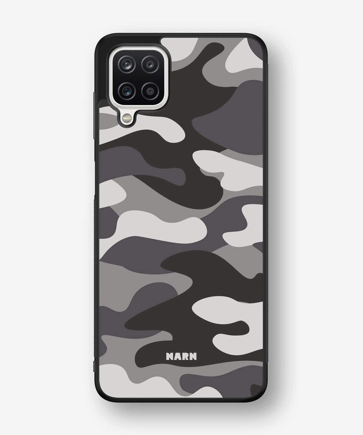 Samsung Galaxy A12 Hard Case – Grey Camo - View 1