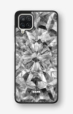 Samsung Galaxy A12 Hard Case – Grey Crystals - View 1
