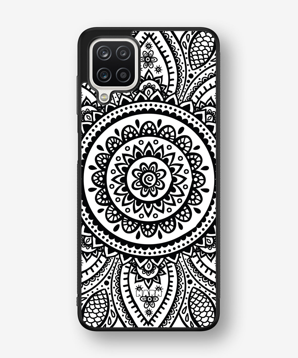Samsung Galaxy A12 Hard Case – Henna Mandala - View 1