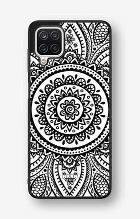 Samsung Galaxy A12 Hard Case – Henna Mandala - View 1