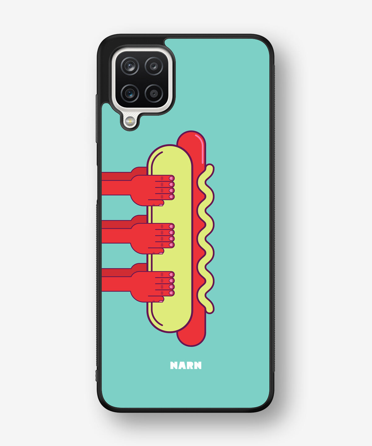 Samsung Galaxy A12 Hard Case – Hot Dog - View 1