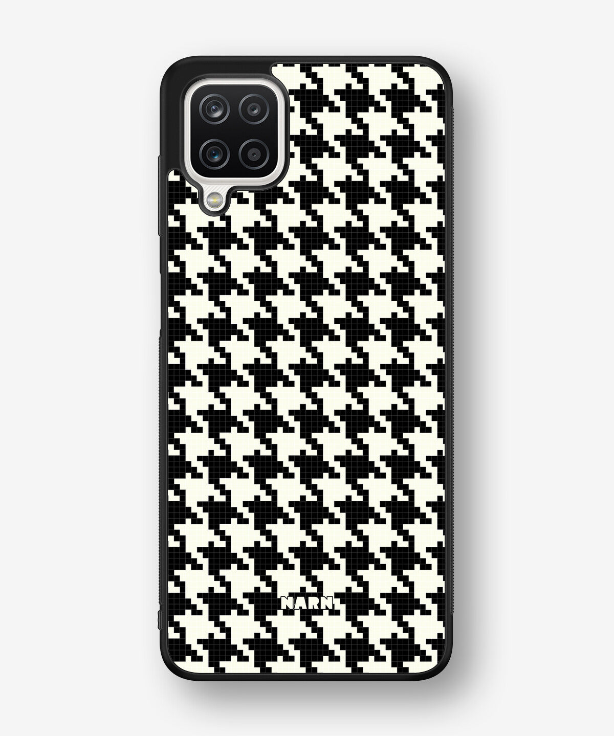 Samsung Galaxy A12 Hard Case – Houndstooth - View 1