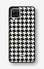 Samsung Galaxy A12 Hard Case – Houndstooth - View 1