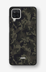 Samsung Galaxy A12 Hard Case – Jungle Green Camo - View 1