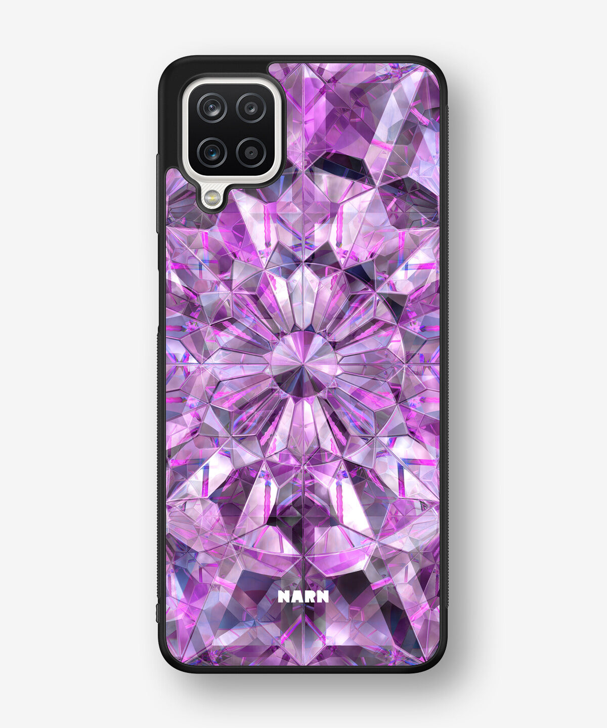 Samsung Galaxy A12 Hard Case – Lavender Crystals - View 1