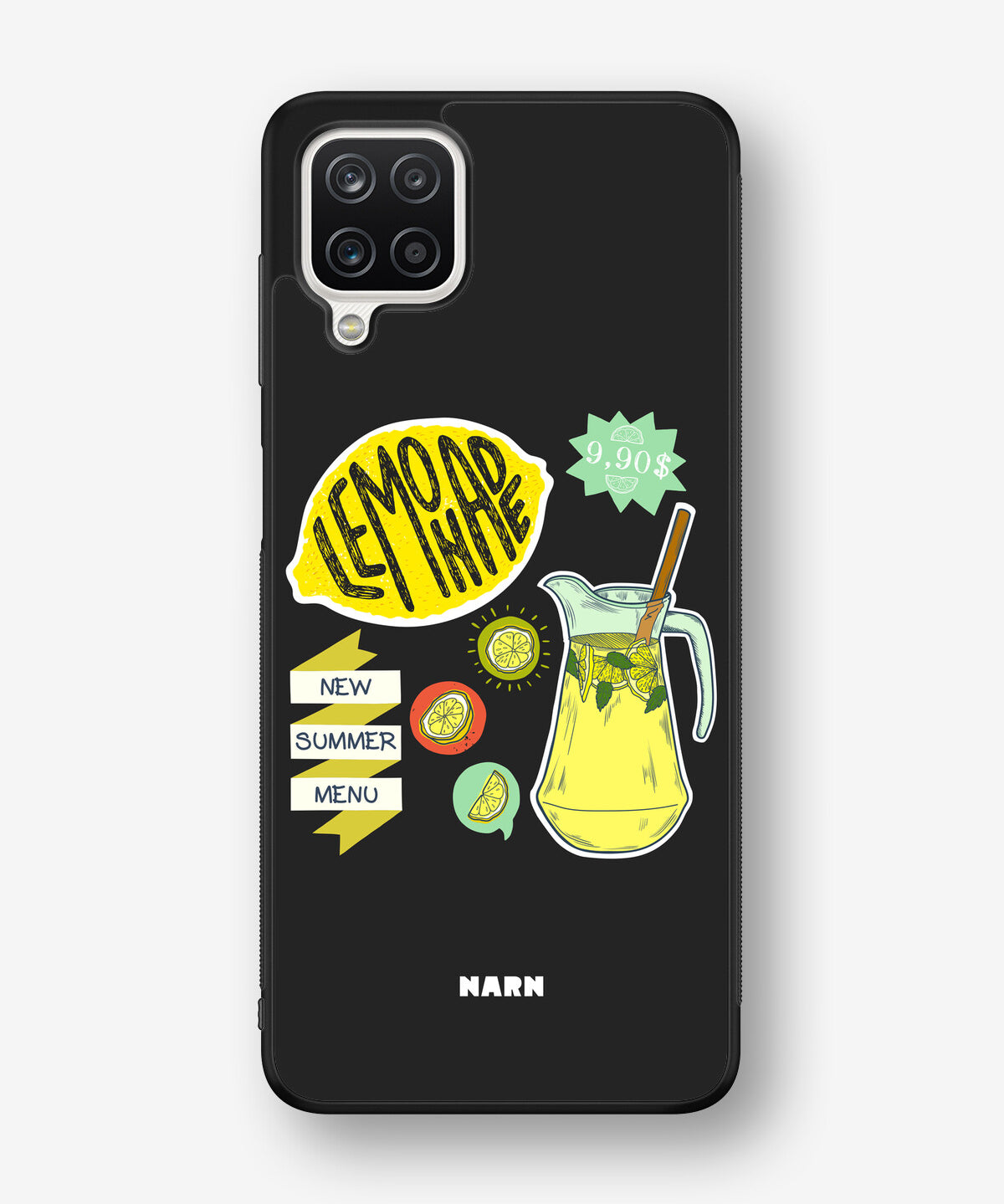 Samsung Galaxy A12 Hard Case – Lemon Summer - View 1