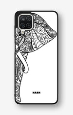 Samsung Galaxy A12 Hard Case – Mandala Elephant - View 1