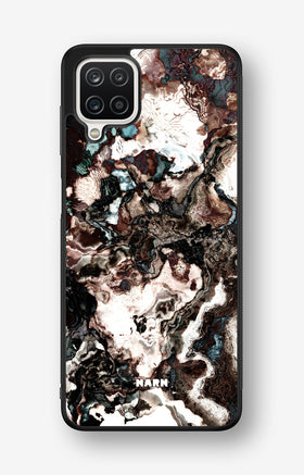 Samsung Galaxy A12 Hard Case – Marble Brown - View 1