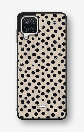Samsung Galaxy A12 Hard Case – Marble Dots - View 1