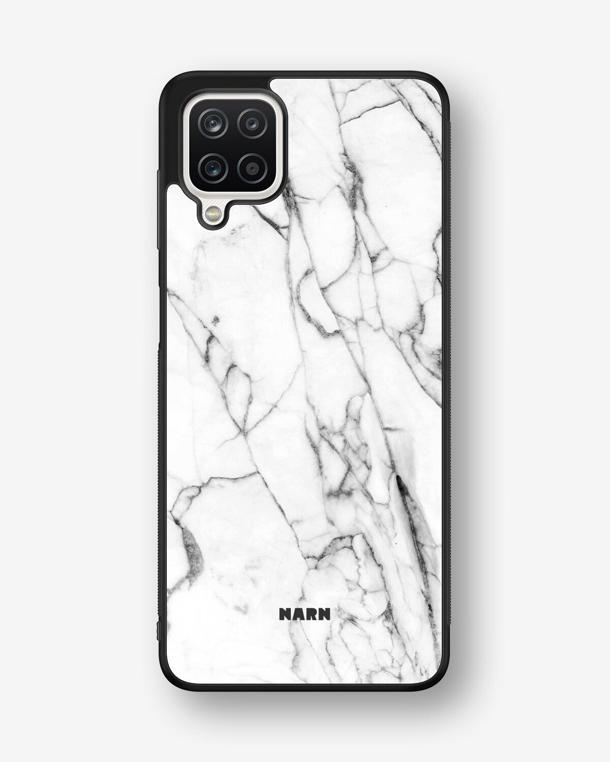 Samsung Galaxy A12 Hard Case – Milky Marble - View 1