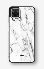 Samsung Galaxy A12 Hard Case – Milky Marble - View 1