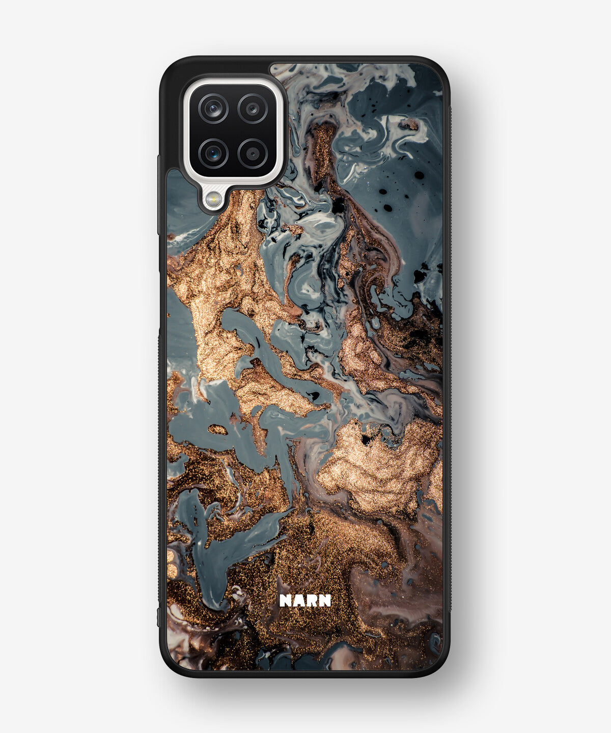 Samsung Galaxy A12 Hard Case – Molten Gold - View 1